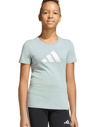 Tricou din bumbac Glam, Albastru glaciar