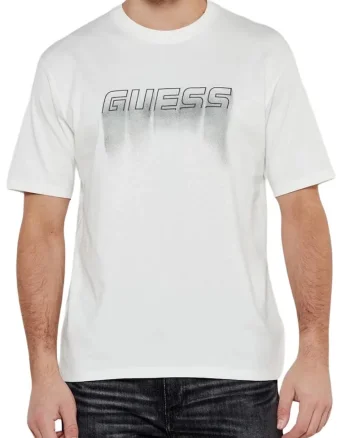 Tricou cu logo barbati  Z5RI11 Alb, Alb