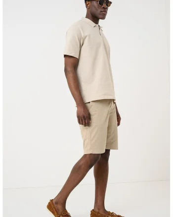 Pantaloni scurti regular fit, Maro nisip