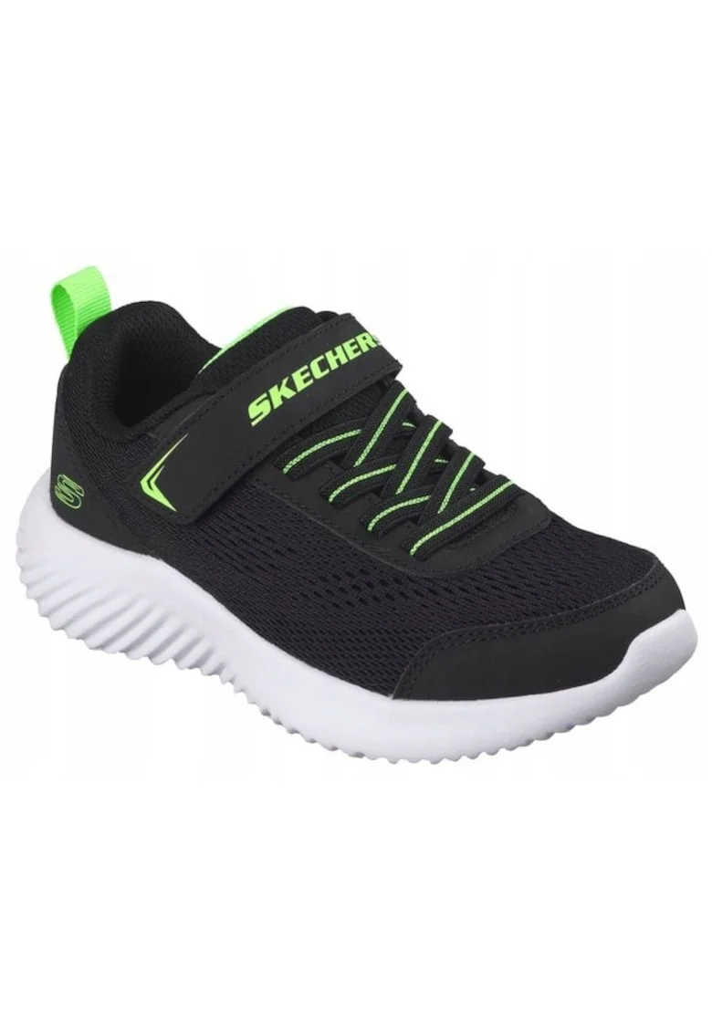 Pantofi sport  403905L-BLK cu plasa velcro pentru zi cu zi