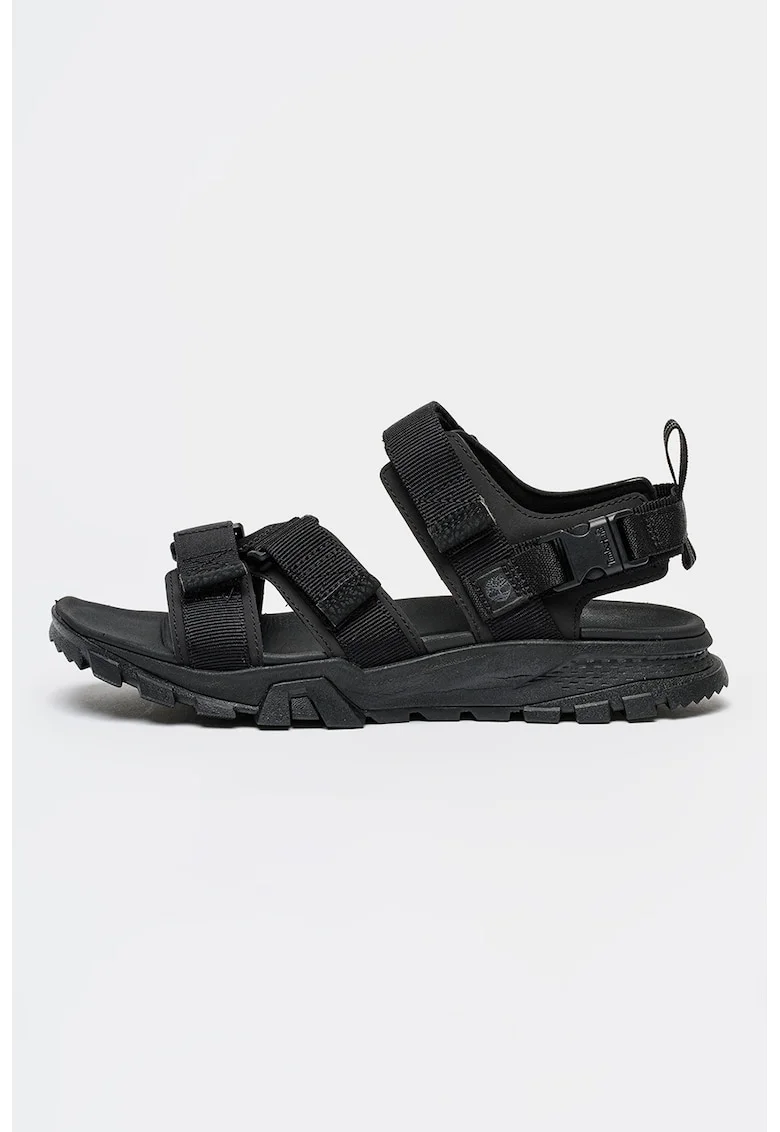 Sandale cu inchidere velcro Garrison Trail, Negru