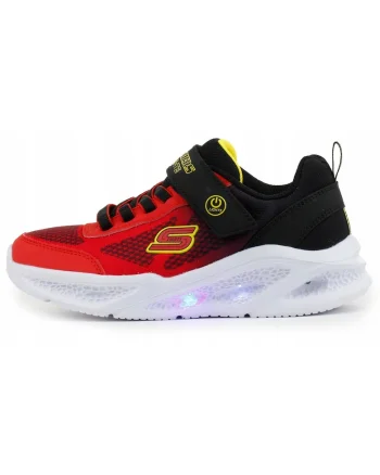 Pantofi sport cu velcro Meteor-Lights - Krendox, Rosu