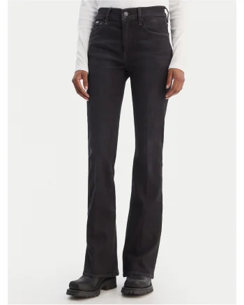Blugi dama, G-Star Raw, Kick Flared, Negru, Bumbac