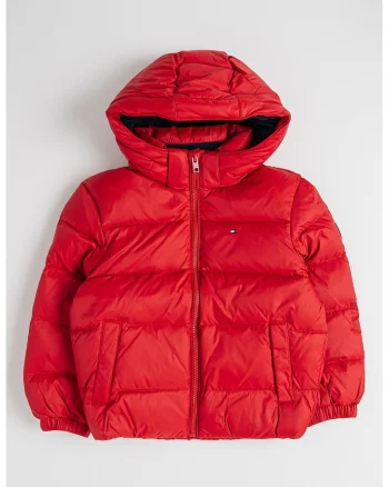 Geaca regular fit cu gluga, Rosu
