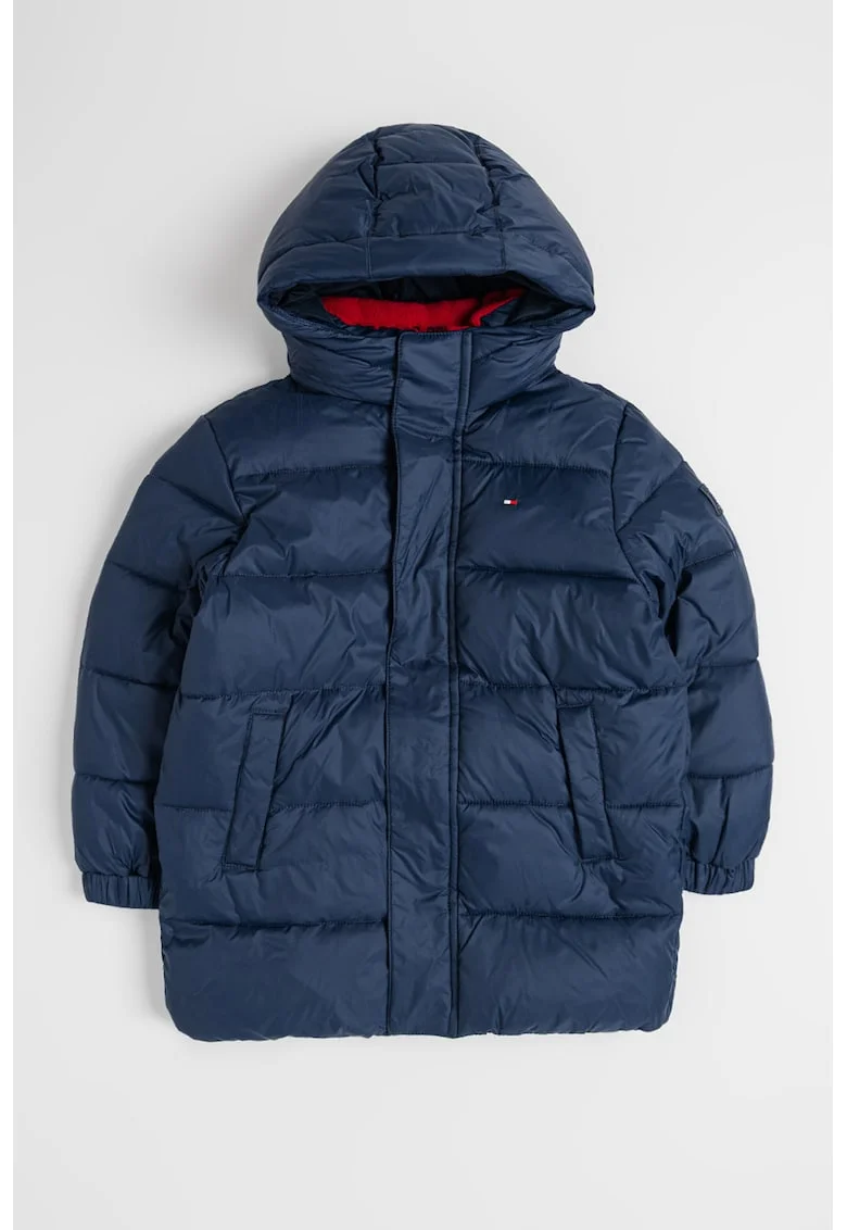 Geaca regular fit cu gluga, Bleumarin,