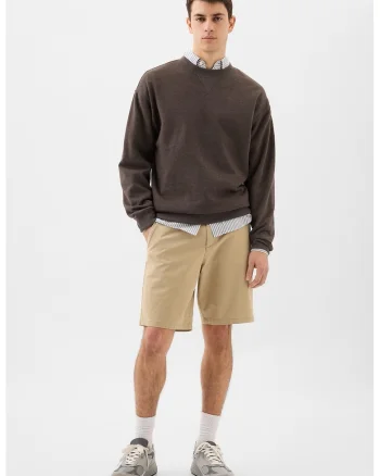 Bermude chino Essential, Maro camel