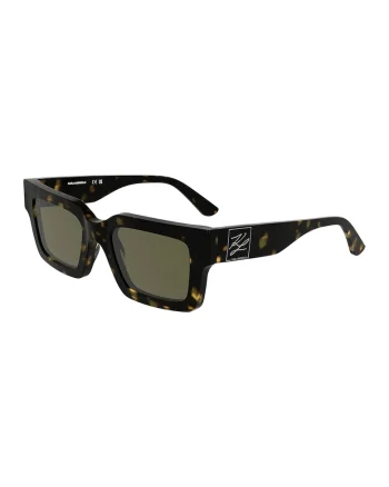 Ochelari de soare dreptunghiulari cu logo si model unisex, Negru/Galben