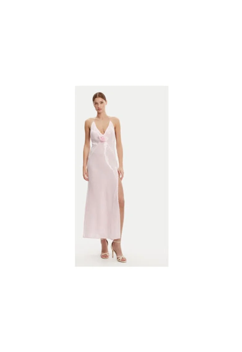 Rochie fete,  BARDOT-59278DB3, roz deschis, poliester,