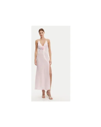 Rochie fete,  BARDOT-59278DB3, roz deschis, poliester,