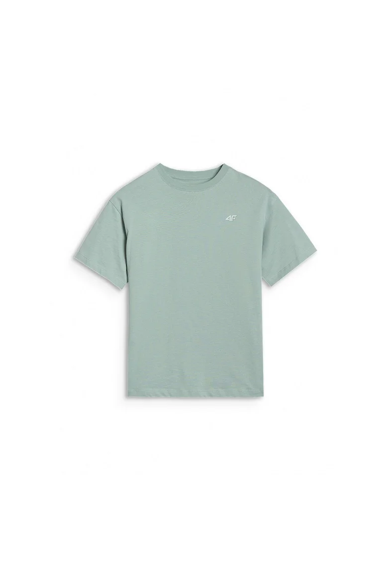 Tricou  Junior, Bumbac Verde Menta, Turcoaz
