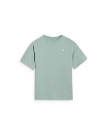 Tricou  Junior, Bumbac Verde Menta, Turcoaz