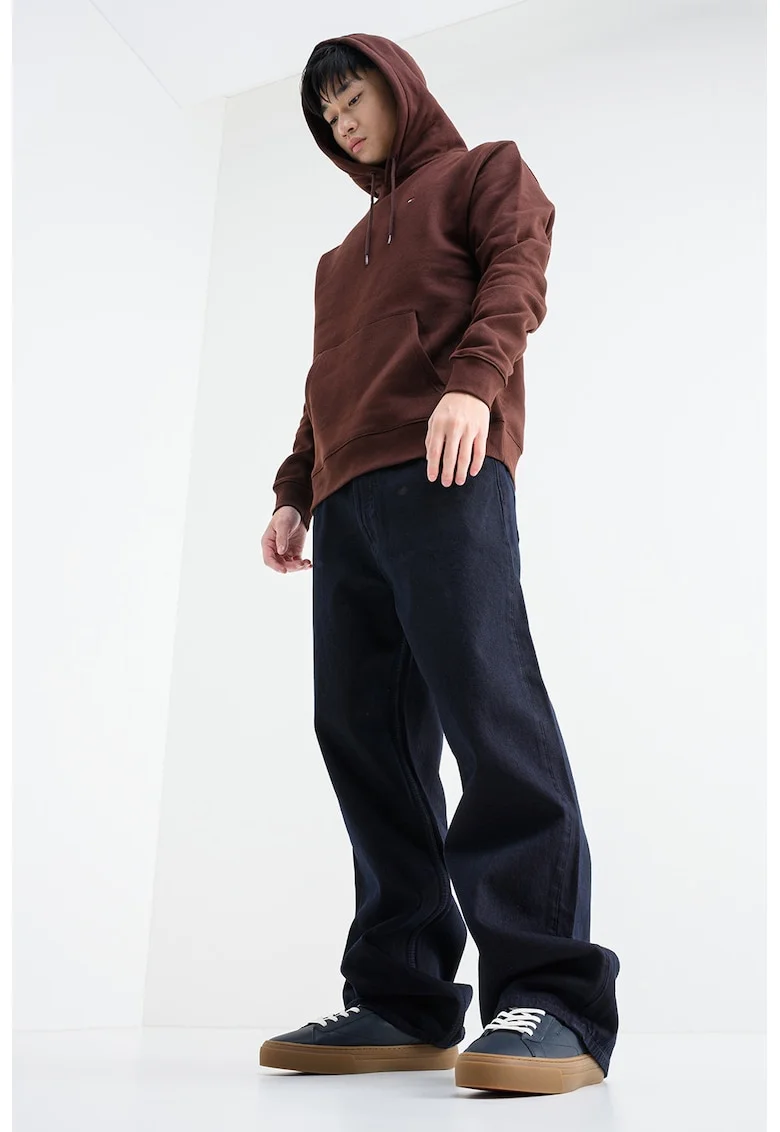 Hanorac regular fit cu buzunar kangaroo
