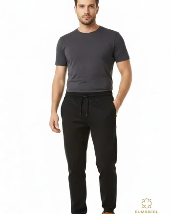 Pantaloni sport, din bumbac, lungi, pentru barbati