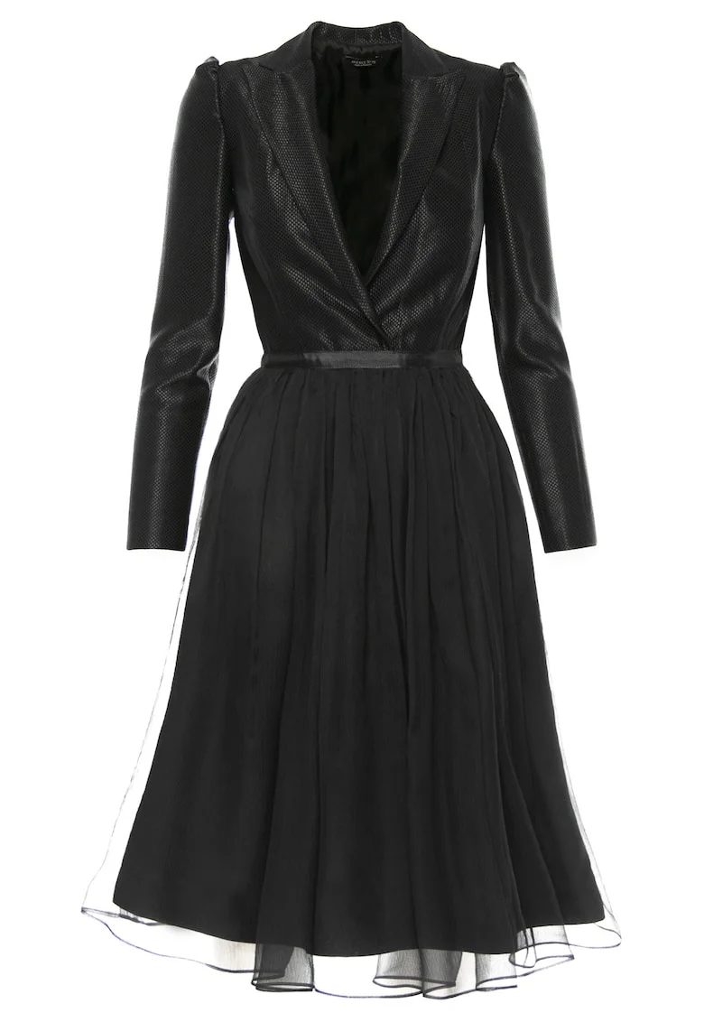 Rochie din matase si decolteu in V