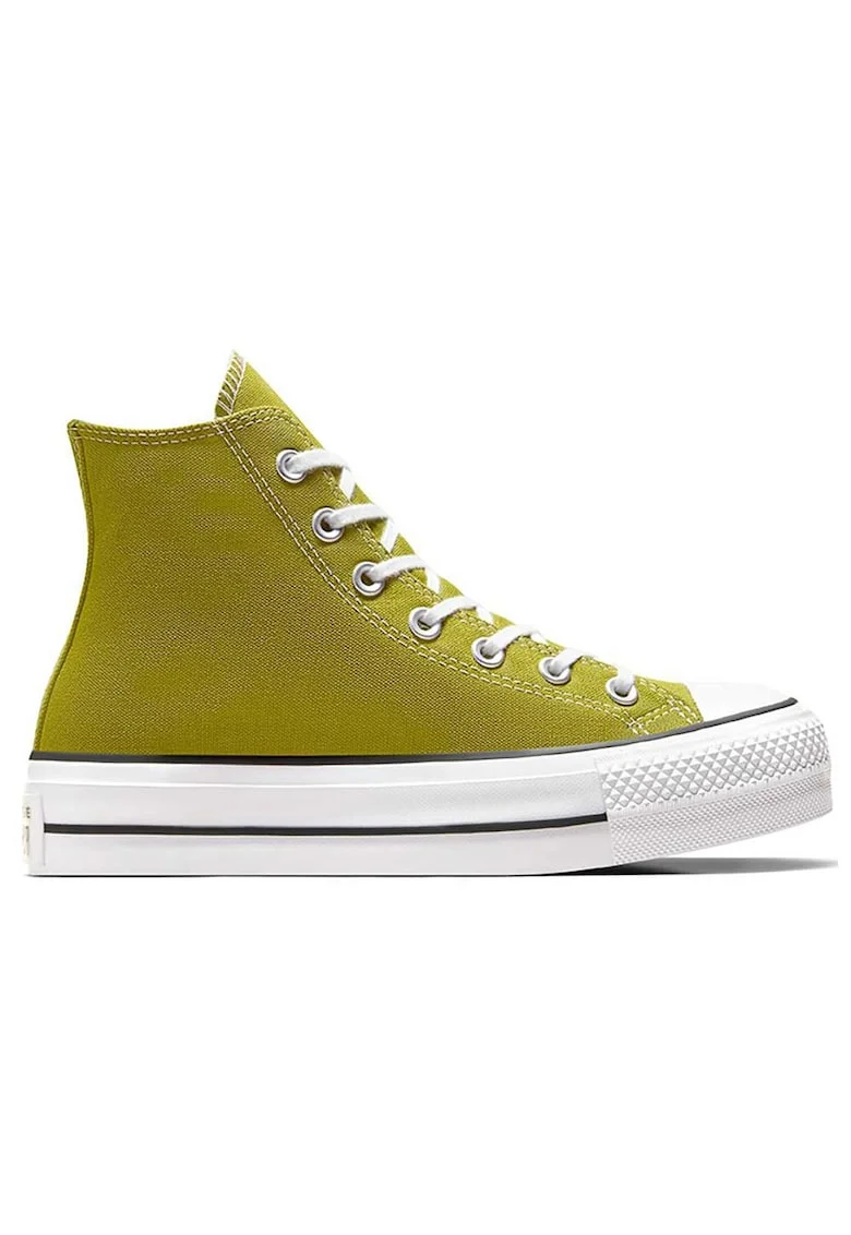 Tenisi pentru dama  Chuck Taylor All Star Lift Platform A08286C, panza, verde