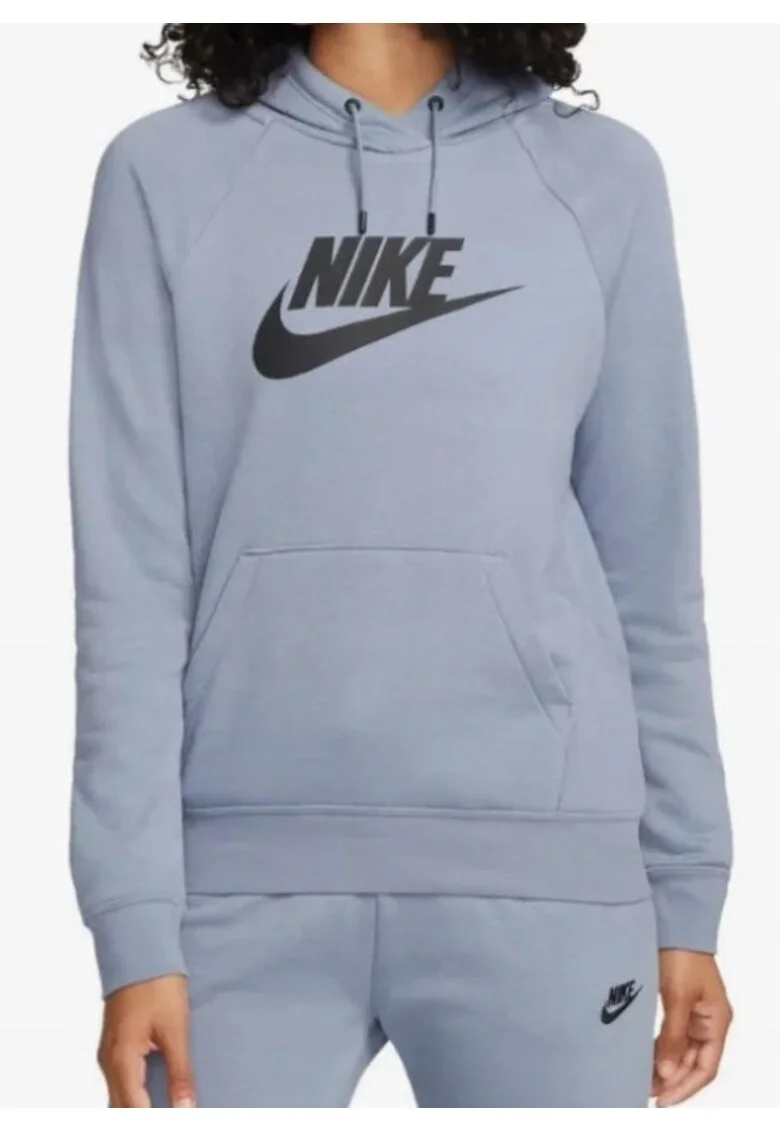 Hanorac sport dama  Sportswear Essential, fleece, albastru,