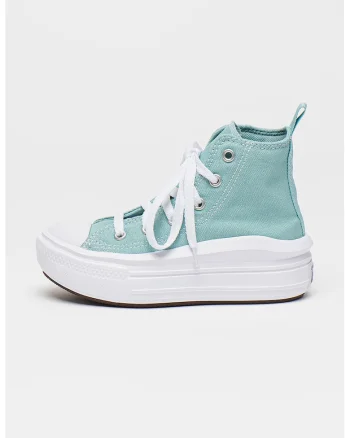 Pantofi sport cu talpa flatform Chuck Taylor All Star Move, Verde persan