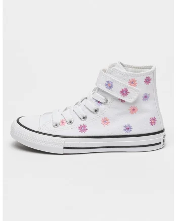 Pantofi sport din panza cu banda velcro Chuck Taylor, Alb/Violet