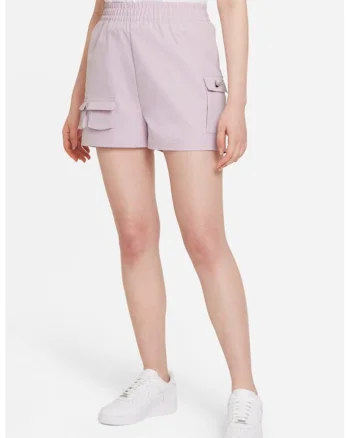 Pantaloni scurti cu buzunare laterale mini Swoosh, Lila pal