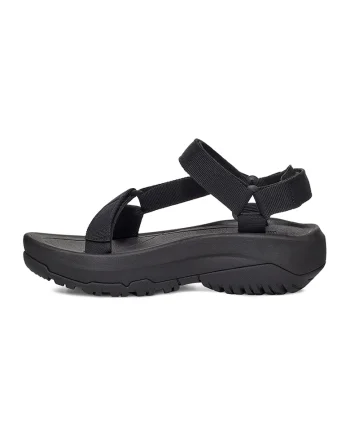 Sandale masive cu velcro Hurricane, Negru stins
