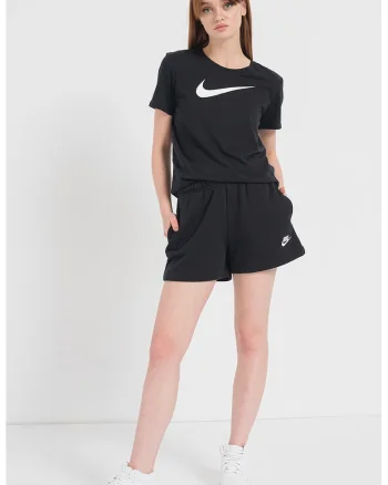 Pantaloni scurti cu buzunare laterale, Negru
