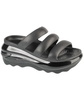 Papuci de dama,  Classic Mega Crush Tripe Strap 209842, Negru