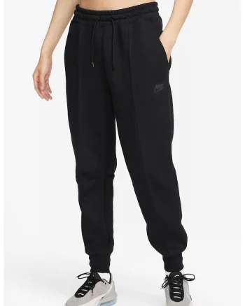 Pantaloni de trening cu snur de ajustare in talie, Negru