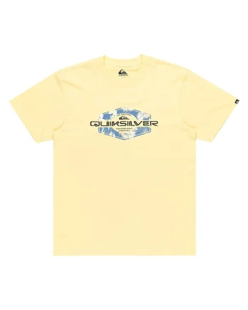 Tricou barbati  Locked Up, galben, maneca scurta