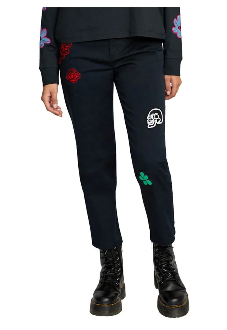 Pantaloni dama F3PTRGRVF2,  Negru