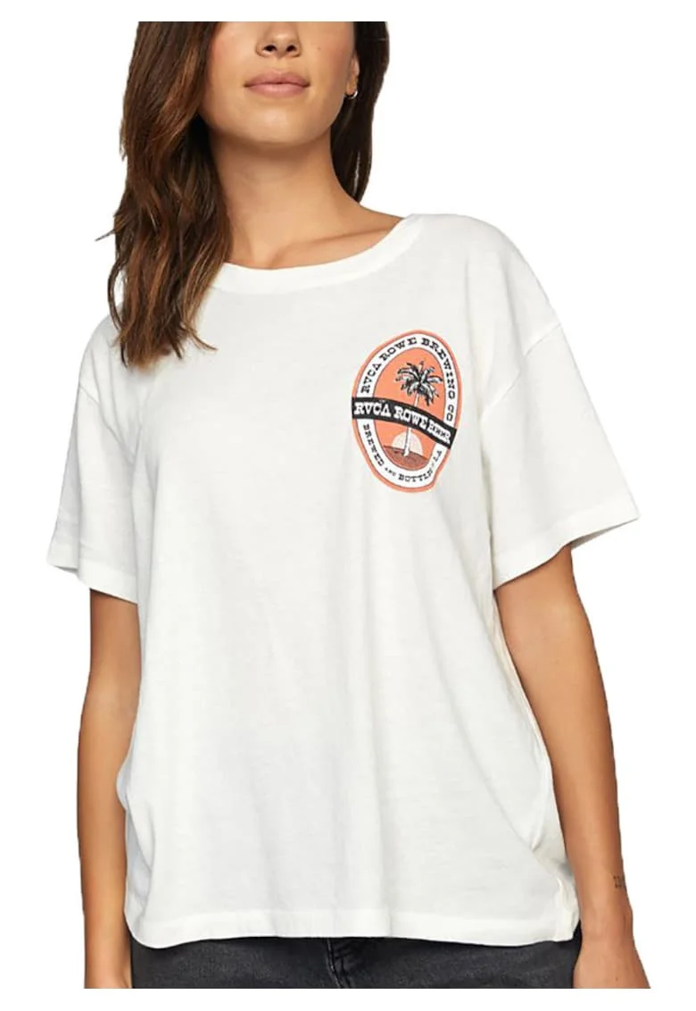 Tricou  Camille Rowe Brewing pentru femei, alb