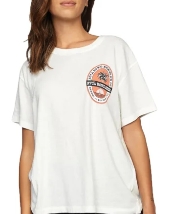 Tricou  Camille Rowe Brewing pentru femei, alb
