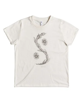 Tricou  Benjamin Jeanjean cu imprimeu de sarpe pentru femei, alb