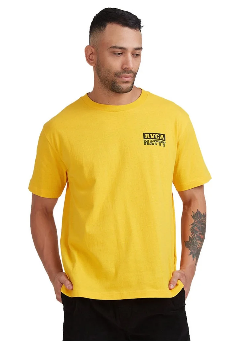 Tricou barbati  Z1SSSERVF1, Galben