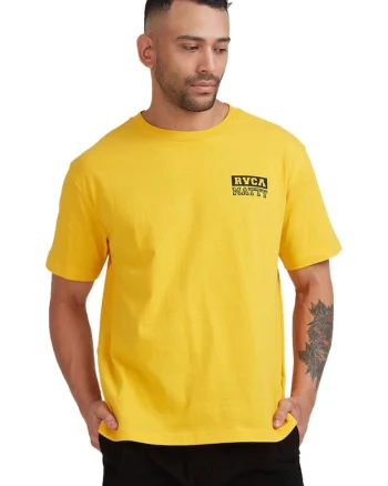 Tricou barbati  Z1SSSERVF1, Galben
