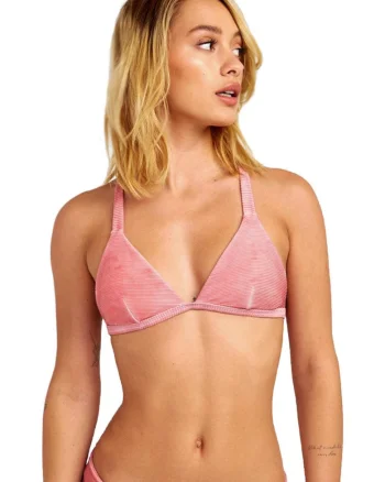 Costum de baie  roz tricotat, Roz