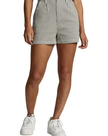 Pantaloni scurti dama W3WKRDRVP1,  Gri, Talie inalta