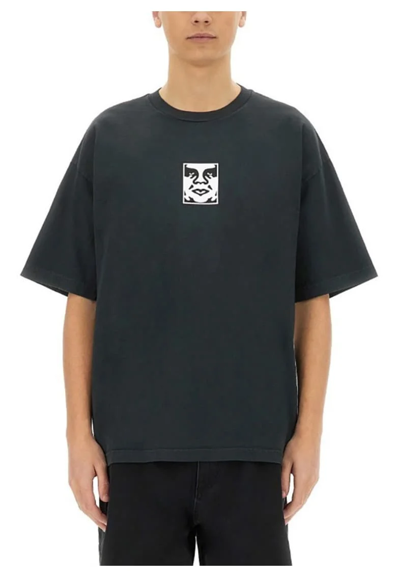 Tricou barbati  Icon Face, bumbac, decolteu rotund