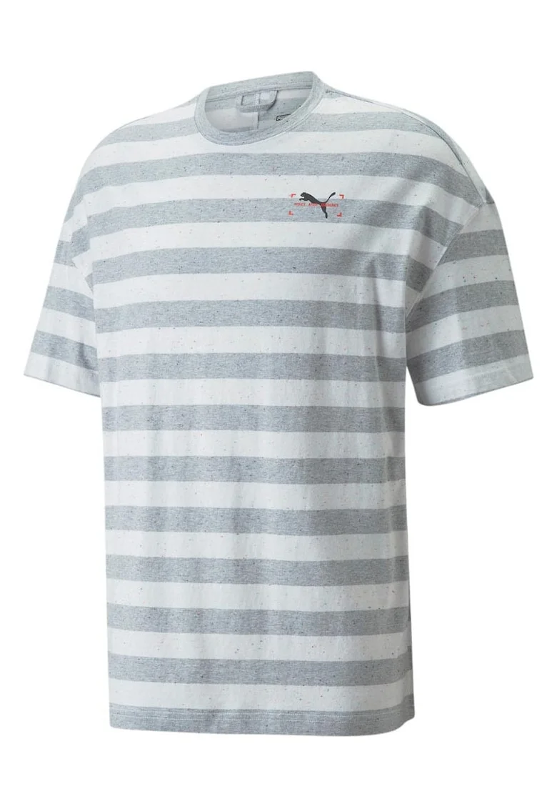 Tricou barbati,  supradimensionat, gri, bumbac