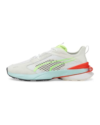 Pantofi sport cu garnituri de piele intoarsa Pwrframe OP-1, Alb murdar/Albastru deschis