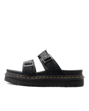 Papuci barbati,  Piele, Negru, 45EU