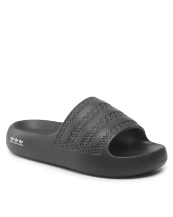 Papuci dama  GX1979, Sintetic, Negru