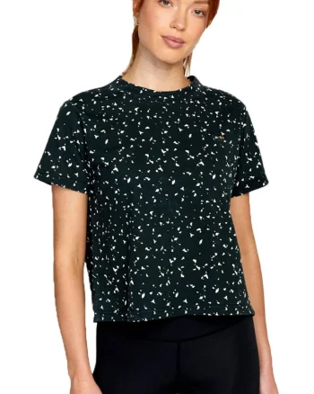 Tricou cu maneca scurta  dama, negru