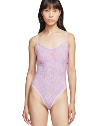 Costum de baie dama,  mov,