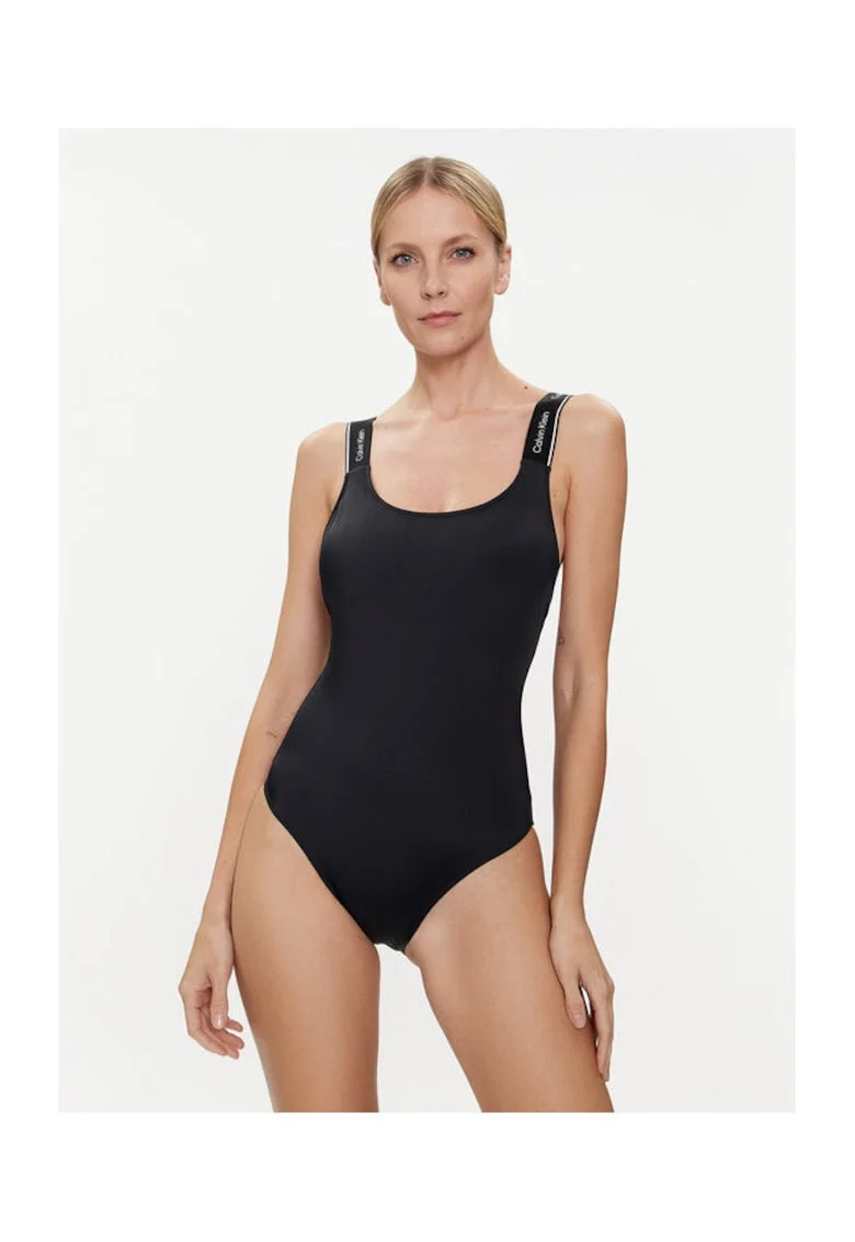 Costum de baie dama  negru, elastic, intreg,