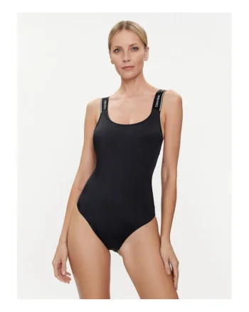 Costum de baie dama  negru, elastic, intreg,