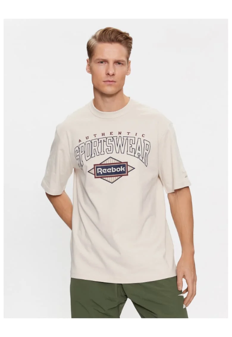 Tricou barbati,  302536795, Bumbac, Bej