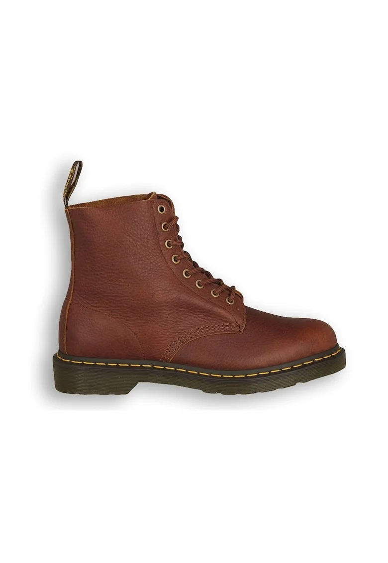 Ghete barbati Dr Martens Pascal Cashew Ambassadormaro, croiala peste glezna, piele naturala, maro