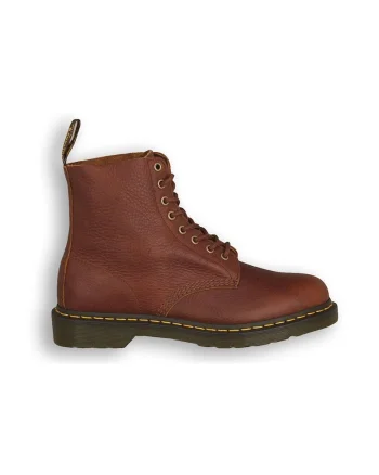 Ghete barbati Dr Martens Pascal Cashew Ambassadormaro, croiala peste glezna, piele naturala, maro