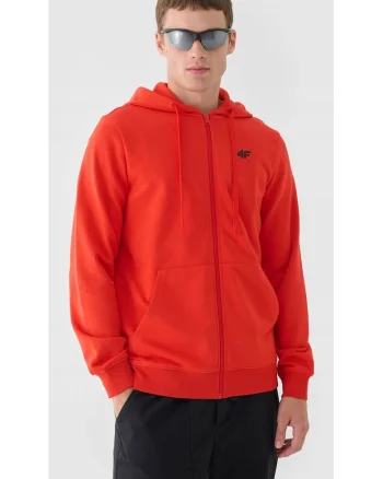 Hanorac Sport Barbati  Regular Fit, Rosu, Bumbac,
