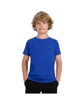 Tricou copii,  albastru, maneca scurta